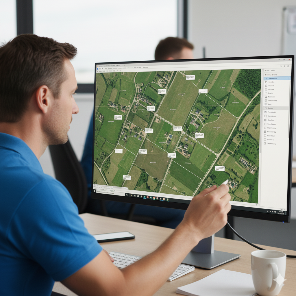 Coordenadas GNSS en deslinde