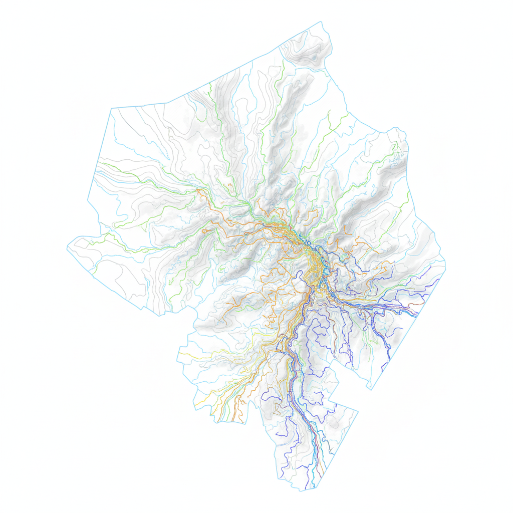 Análisis de cuenca hidrológica en GIS